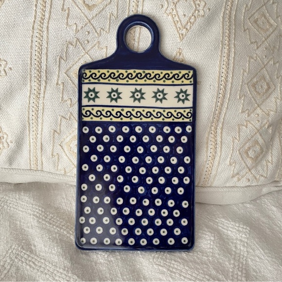 Polish Pottery Other - Boleslawiec Polish Pottery Ceramic Cheese / Cutting Board